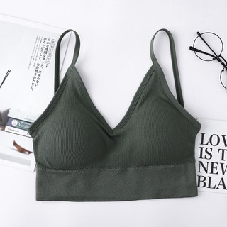 Bra Wanita Model Seamless dan Lilit dengan Kerah V-Neck ...