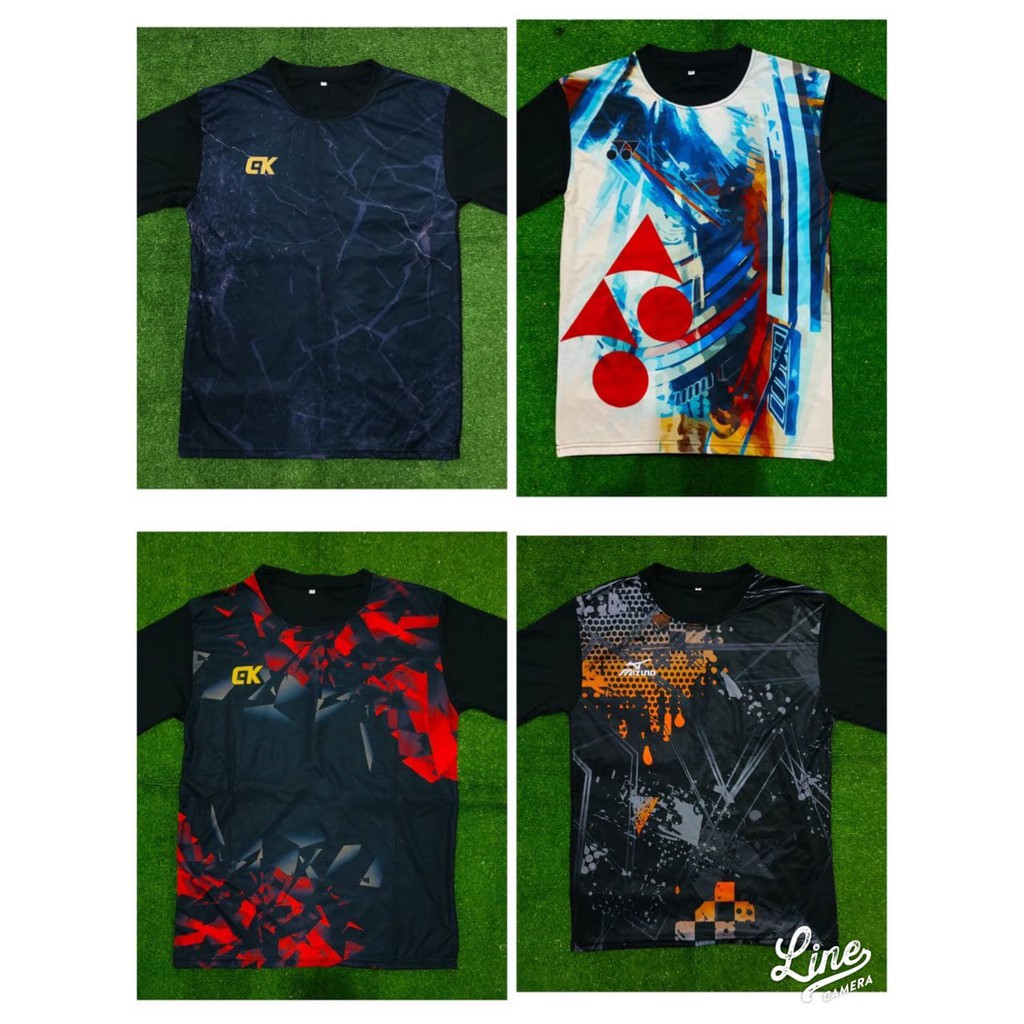 BAJU BADMINTON VOLY JERSEY PRINTING