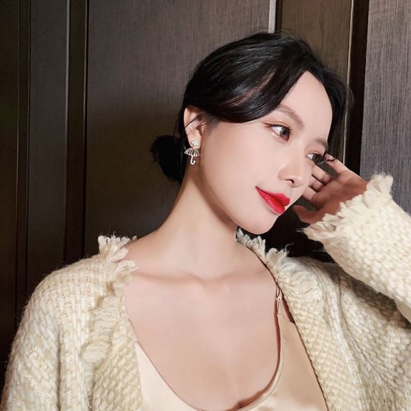 anting bentuk payung diamond umbrella earrings(3E1) jan209