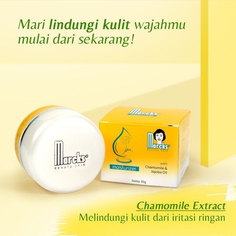 Jual MARCKS MOISTURIZER WITH CHAMOMILE & JOJOBA OIL 30gr Shopee Indonesia