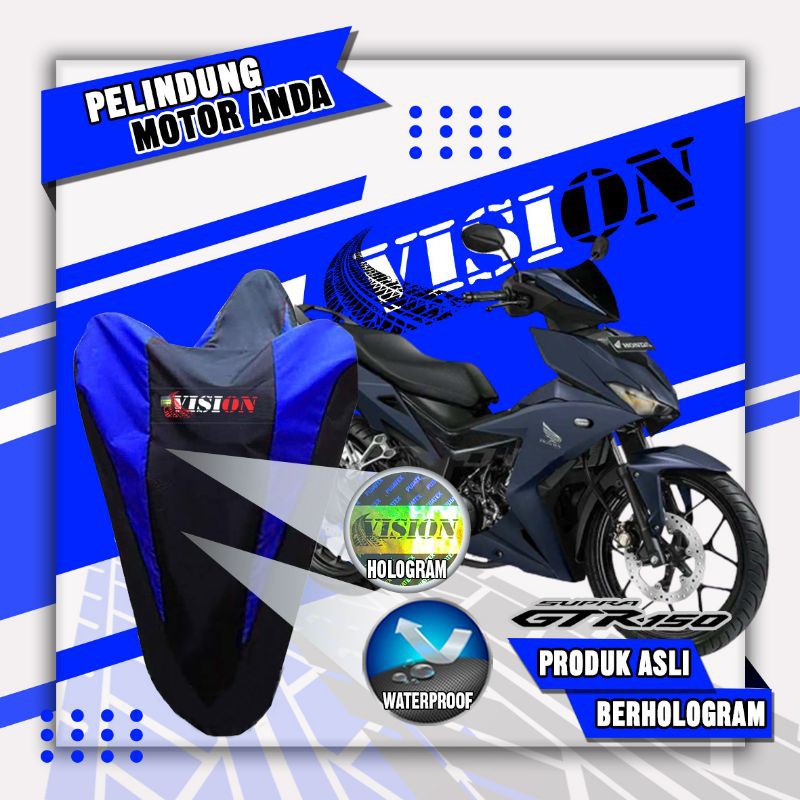 Cover motor Supra GTR 150 Sarung motor Supra GTR 150 Penutup motor Supra GTR 150