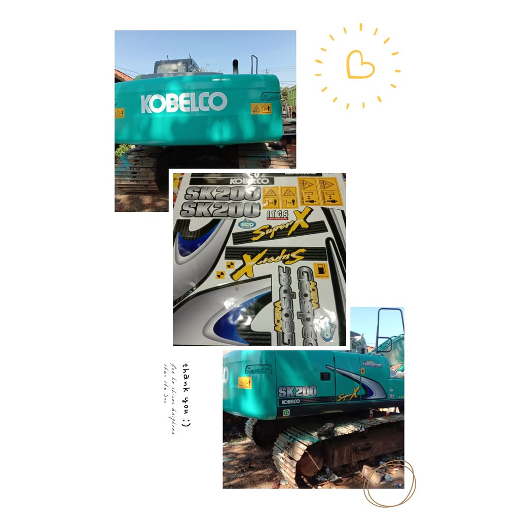 STICKER KOBELCO SK200