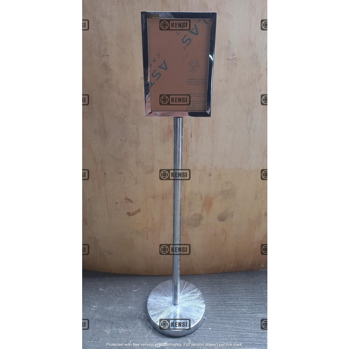 

Sign Stand Stainless Signage Standing Sign Frame display A4 Stainless