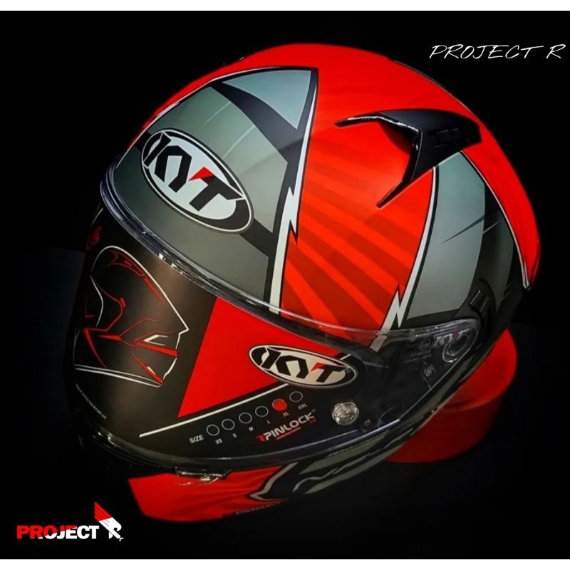 KYT NFR XAVI FORES BLACK MATT RED