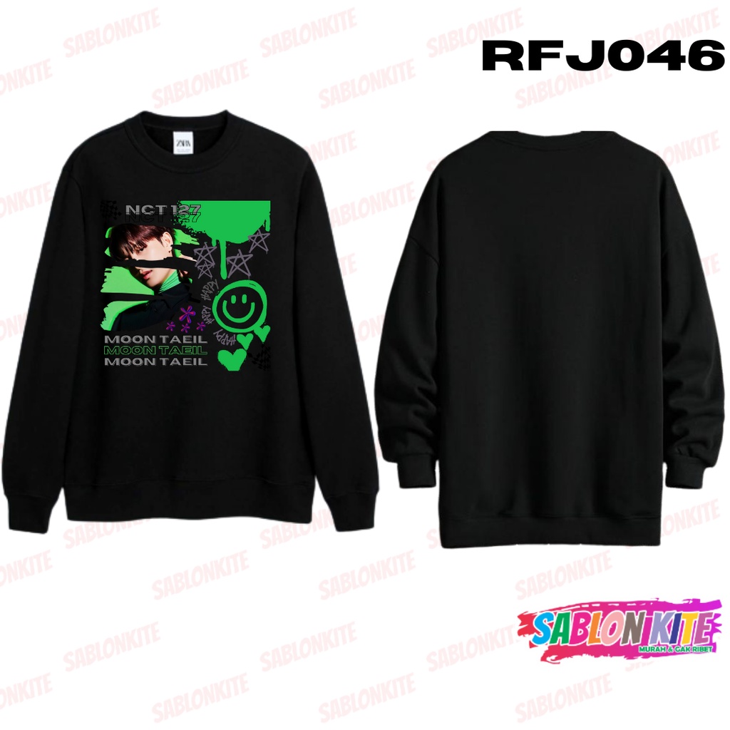 MURAH!!! HOODIE SWEATER NCT 127 MOON TAEIL STICKER PAINT RFJ046