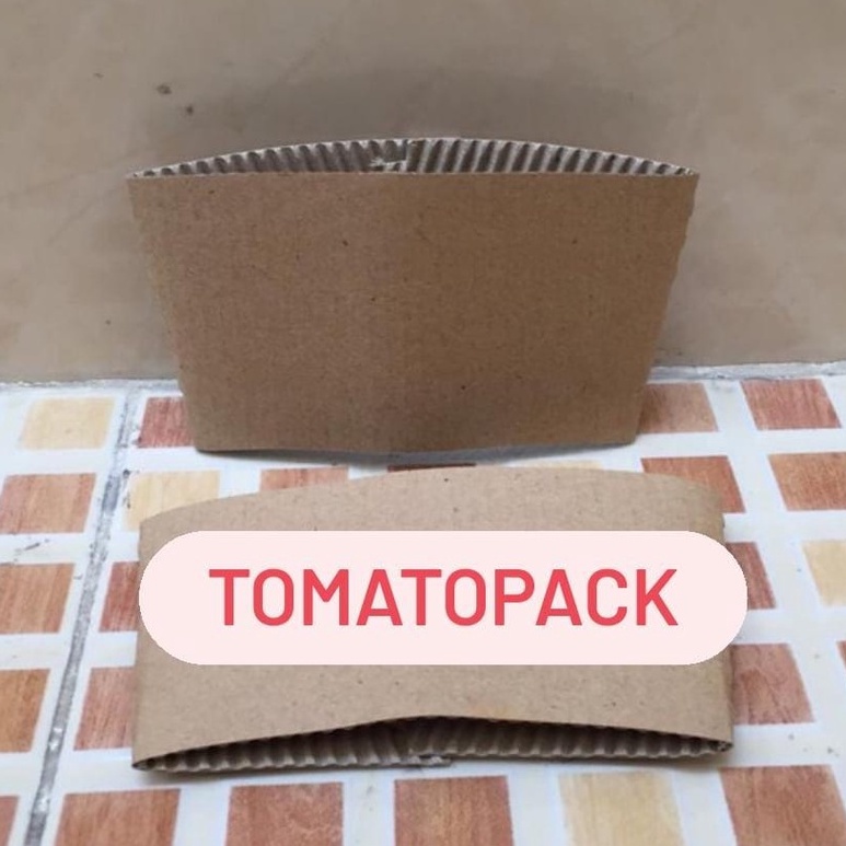 corrugated sleeve 12 oz/penahan panas hot cup 12/16 oz