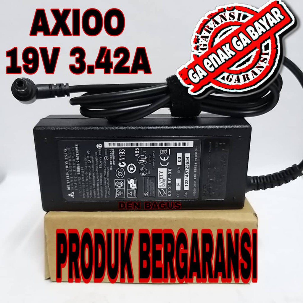 [AXIOO]Adaptor Charger Laptop AXIO Neon GL31 CLW, CNW, HNM Pico DJH Pico DJJ DELTA 19V 3.42A