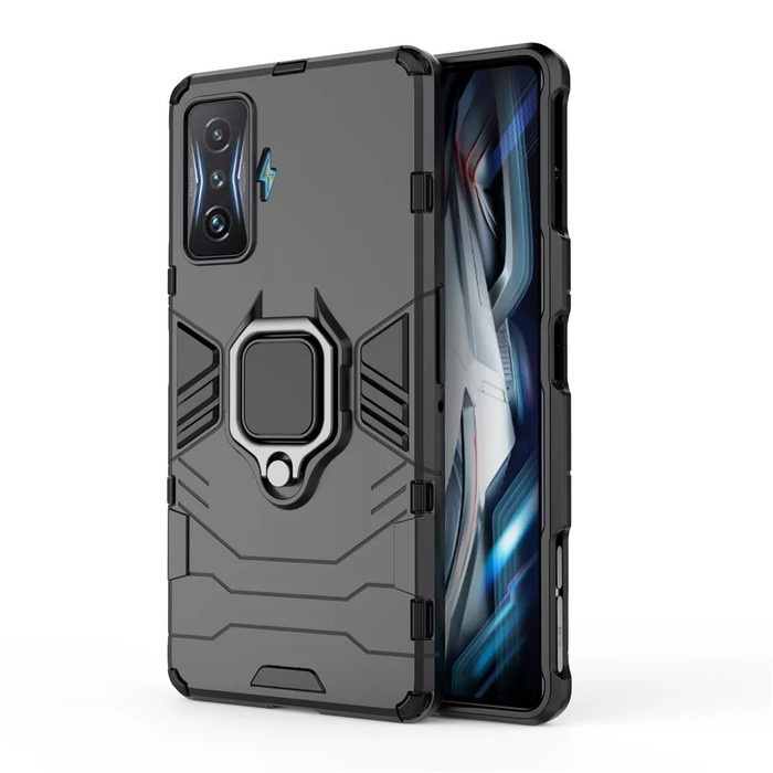 XIAOMI POCO F5 / POCO F4 / POCO F4 GT / POCO X4 GT COVER CASE HYBRID RING PANTHER RINGSTANDING - POC