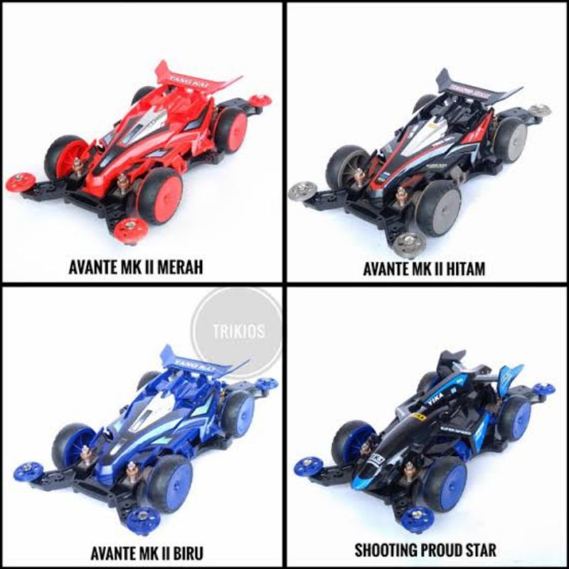 Tamiya mini 4wd merk Yika Yankai suspension suspension