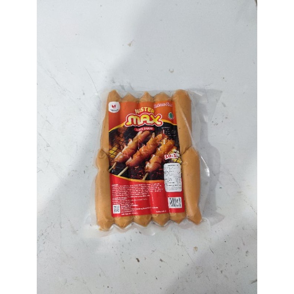 

Sosis Bakar ayam isi 6+1 pcs atau yg 10+1 pcs dari Mister Max 500 gr