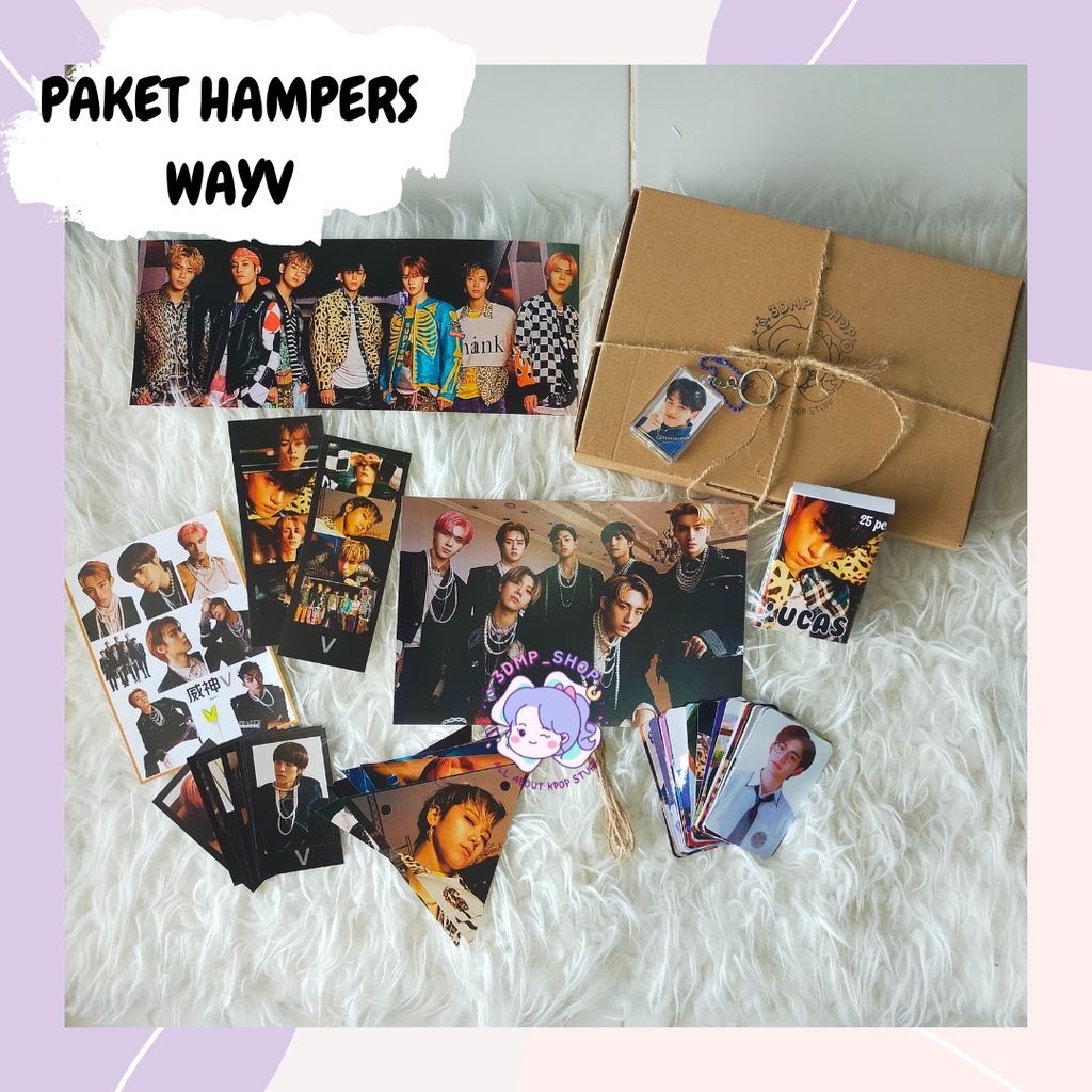 Hampers box WayV fankit bucin