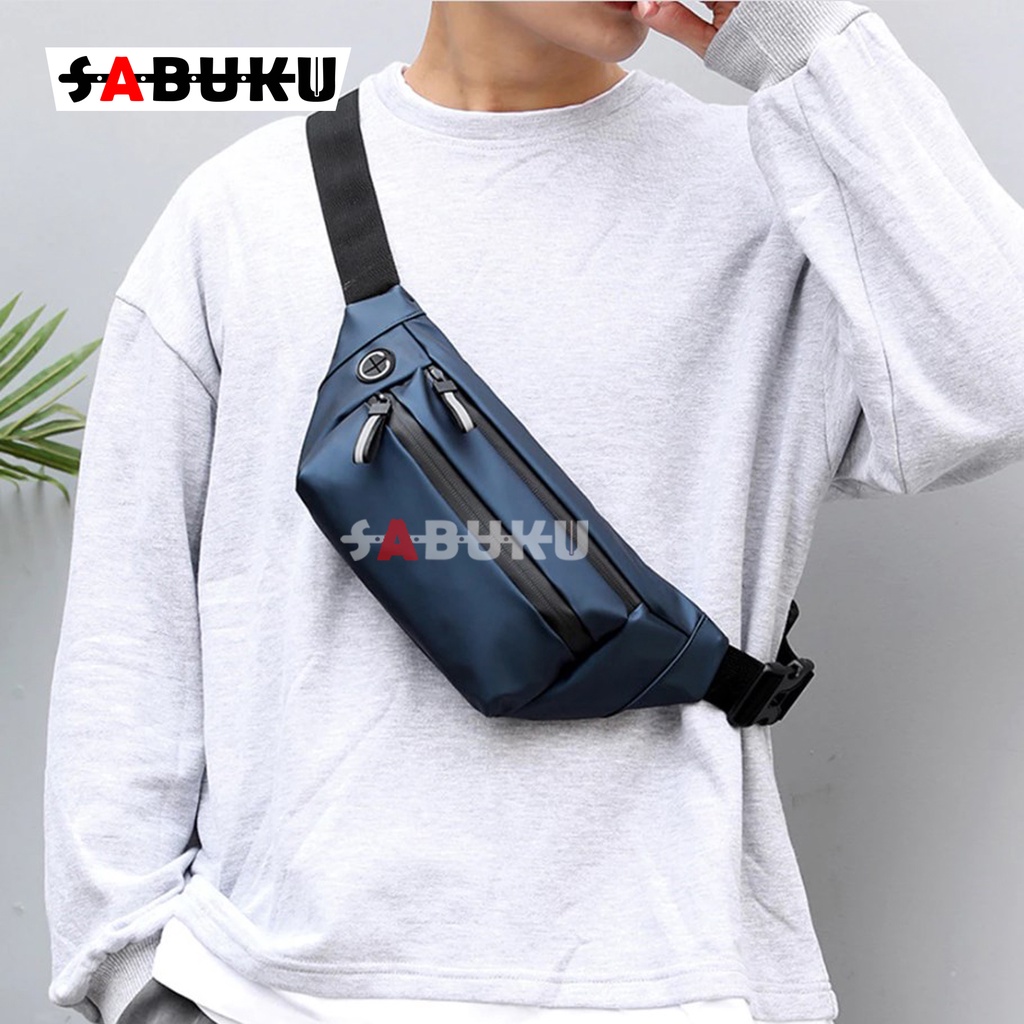 Tas Waistbag Selempang Distro Waterproof Tapax Phantom Anti Air - 104