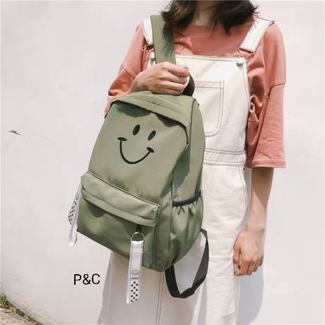 TAS RANSEL SMILE TAS BACKPACK WANITA