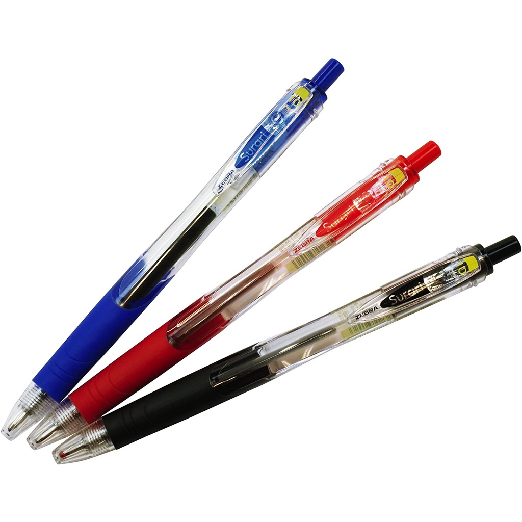 

Zebra Surari 1.0 mm Emulsion Ink Ballpoint Pen