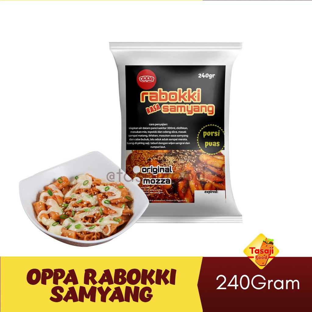 

New Rabokki, Ramen Tteokbokki Kuah & Goreng Oppa