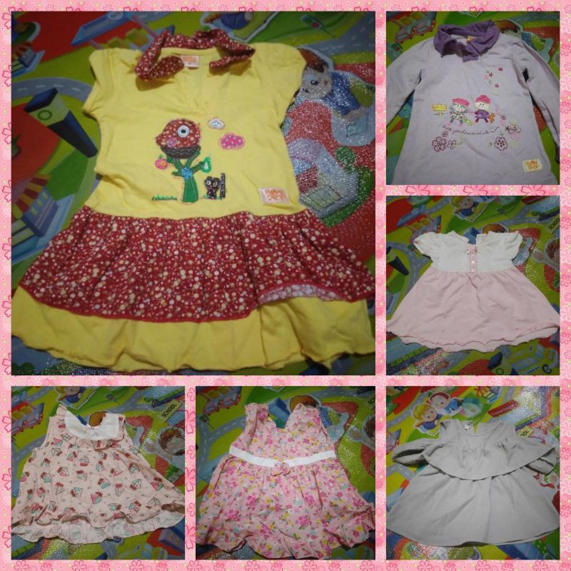 preloved dress bayi 0-1 tahun