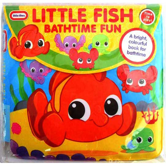 Little Tikes LITTLE DUCK / LITTLE FISH Bathtime Fun Bath Book