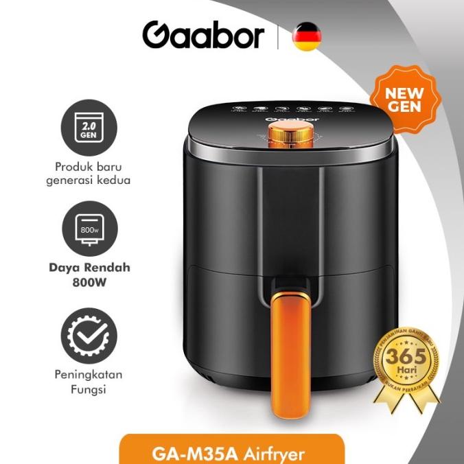 Gaabor Air Fryer 3.5 Liter GA-M35A stok melimpah