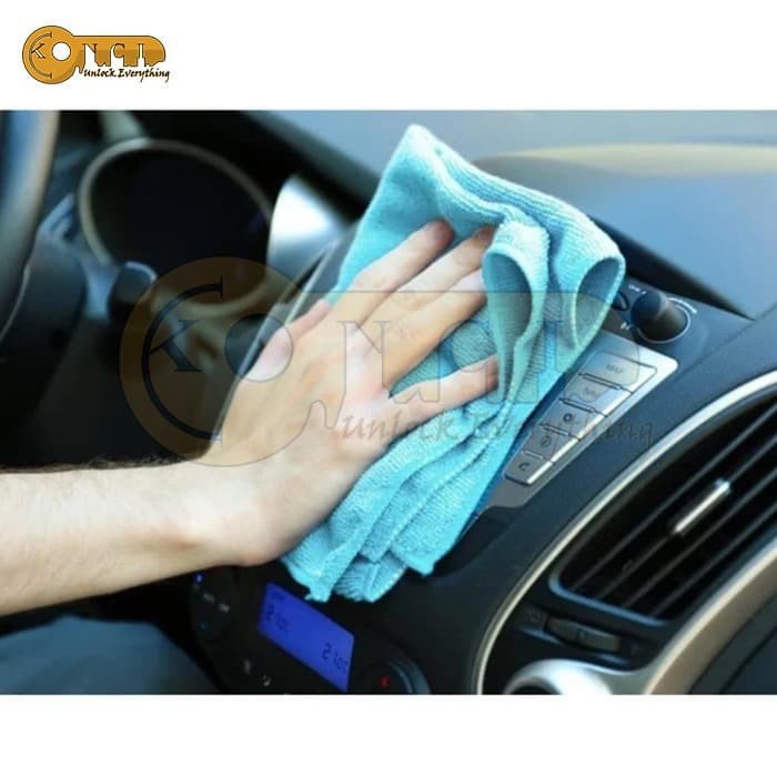 Kain Lap Microfiber Micro Fiber - Cleaning Cloth Pro Clean 25x25cm - Hijau