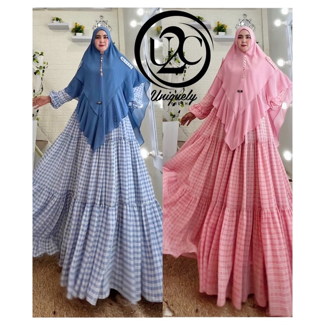 Gamis Full Ceruty FATIMAH SYARI ORI by U2C