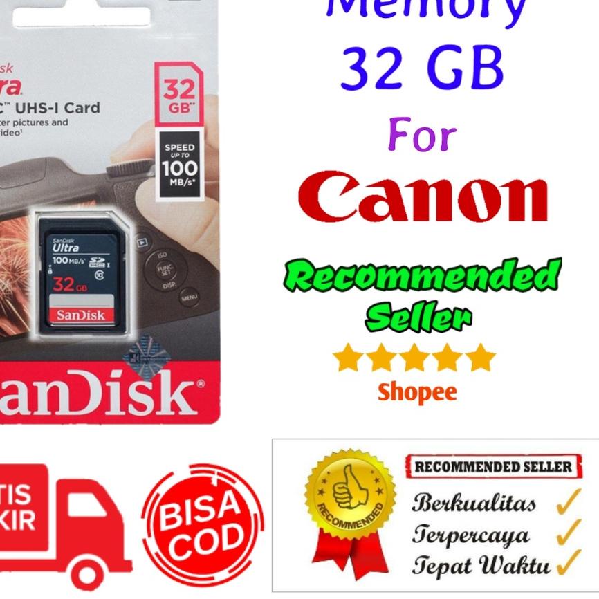 Memory card 16GB 32GB 64GB kamera canon eos M M3 M5 M6 M2 M10 M50 M100 M200 EosM 5DS 60D 60DA 70D 80
