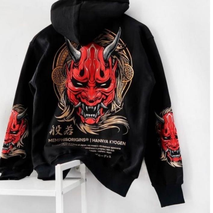 (TERBARU) Hoodie Pria Distro Jaket Jepang Memphis Origins Tomoe Gozen Sweater Terbaru