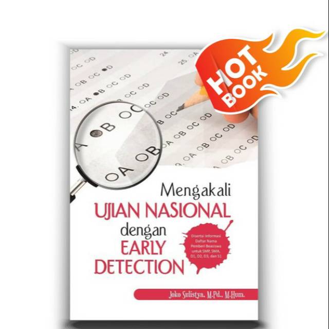 

NEW - BUKU Mengakali Ujian Nasional dengan Early Detection.