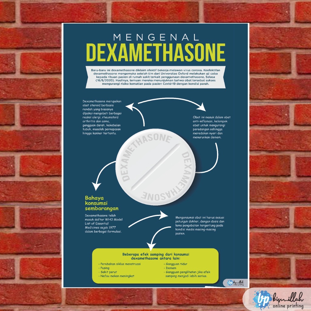 Poster Kesehatan Mengenal Dexamethasone