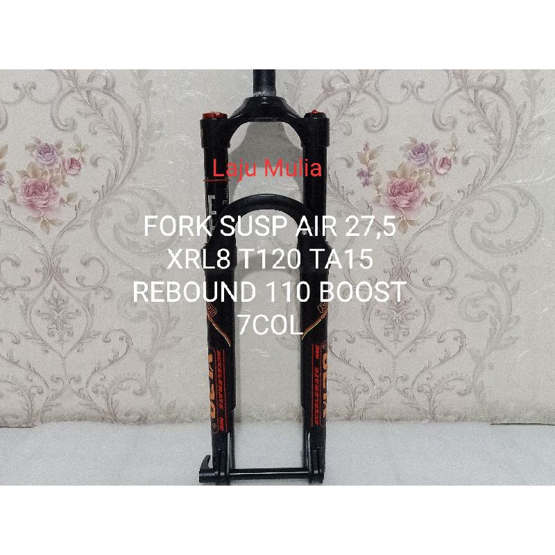Fork Susp Air XRL8 27,5 Travel 120 TA15 LOCK Rebound 110 BOOST 7Col