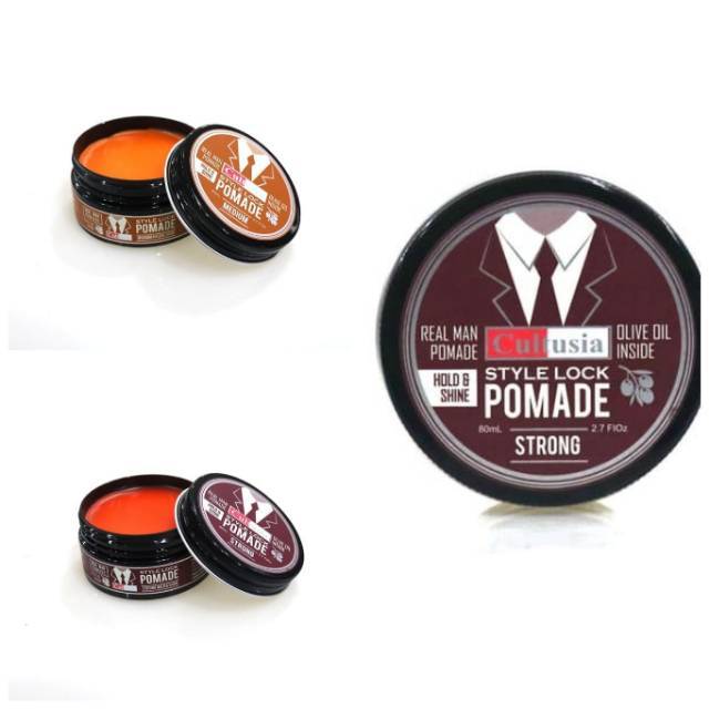 

POMADE OIL BASED STYLE LOCK 80gr CULTUSIA MINYAK RAMBUT ORIGINAL BPOM DAN HALAL ORIGINAL