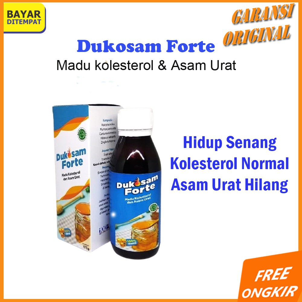 Dukosam Forte Madu Asam Urat Kolestrol Original 100% - Suplemen Madu Herbal