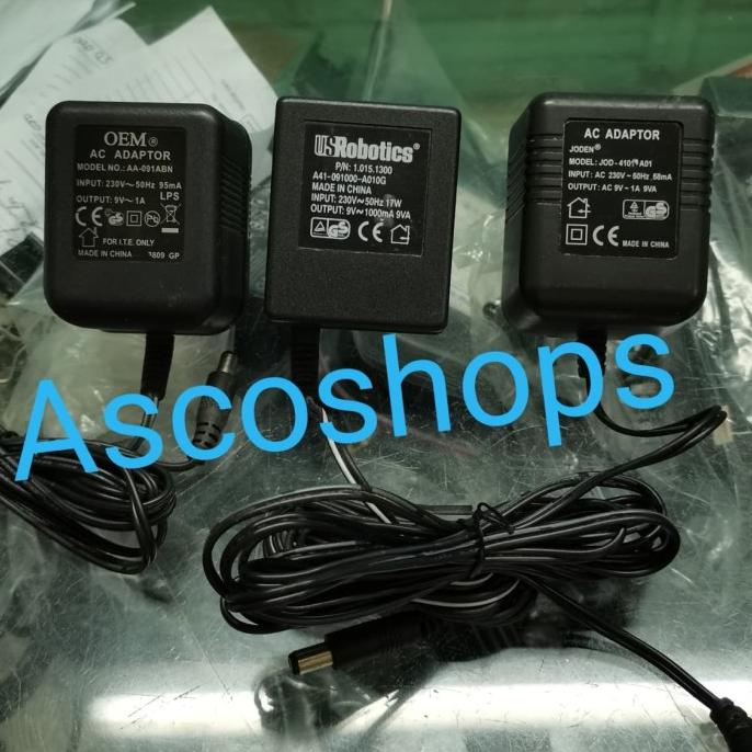 Adaptor 9V Ac Trafo 9 Vac U/ Mixer Audio Timbangan Dll 9 Volt Ac - Murah
