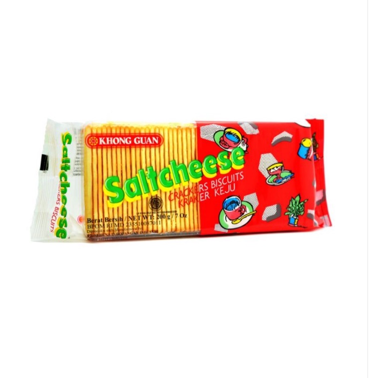 

Khong Guan Saltcheese Crackers 200gr