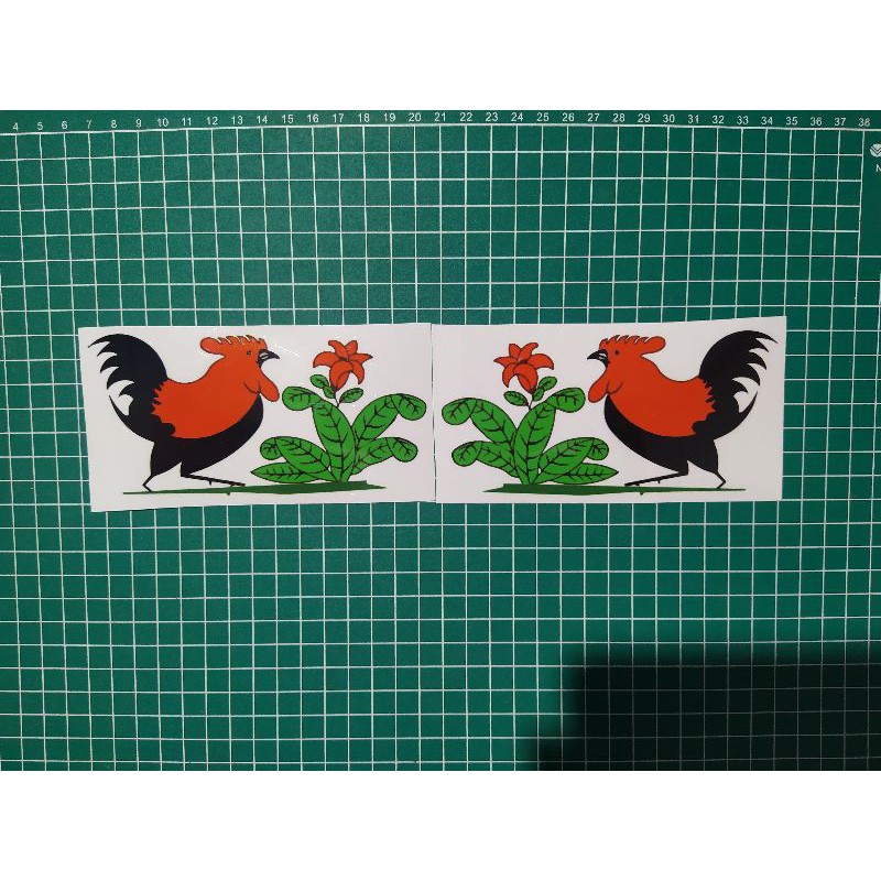 Sticker Ayam / Stiker Ayam / Sticker Mangkuk Cap Ayam Ca