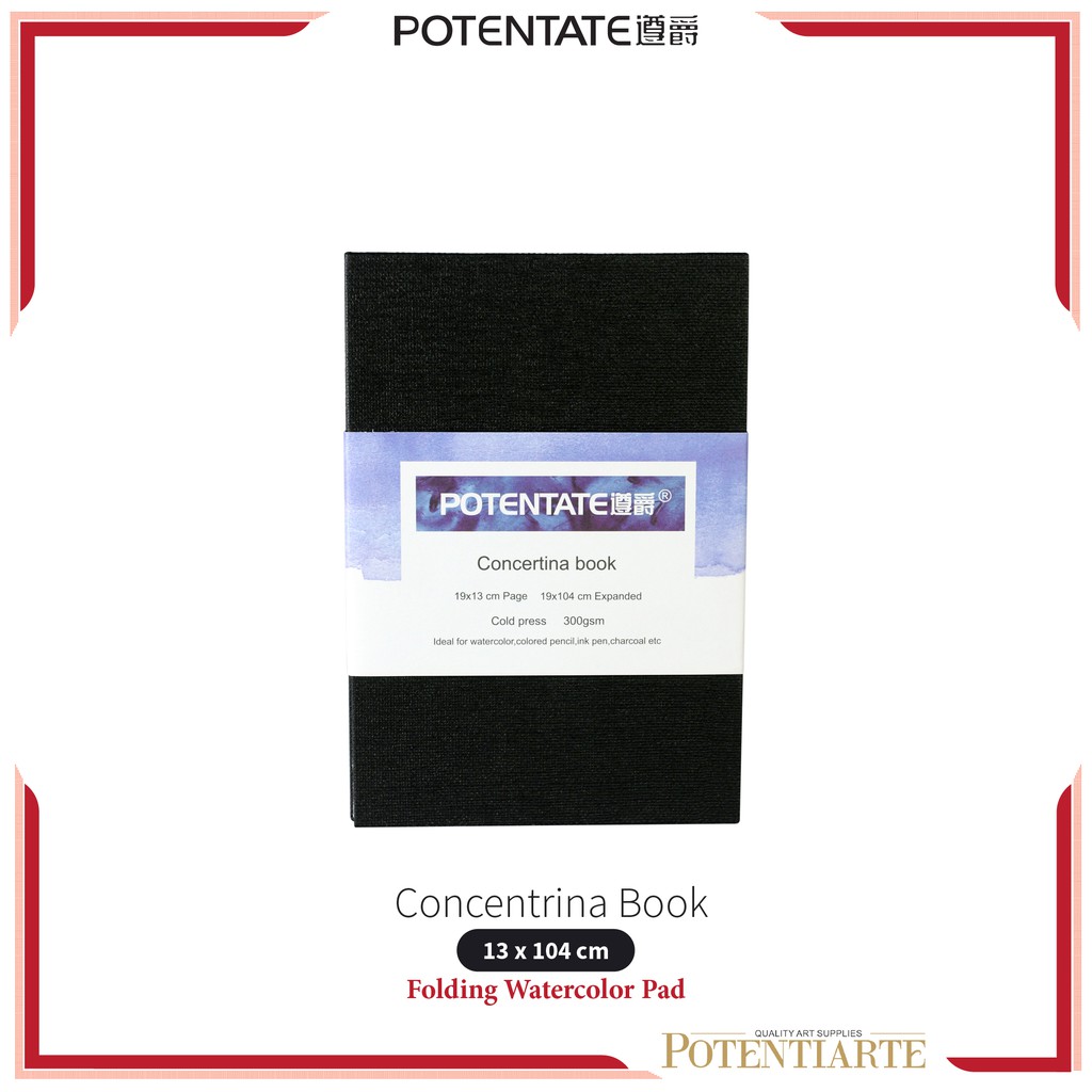

Kertas Cat Air Potentate Concertina 13x19cm Sketchbook