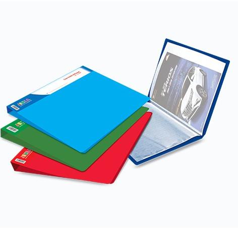 

(U6P4).. Map Clear Holder Jenia / Display book Isi 20 Pocket Folio //Sudah@update