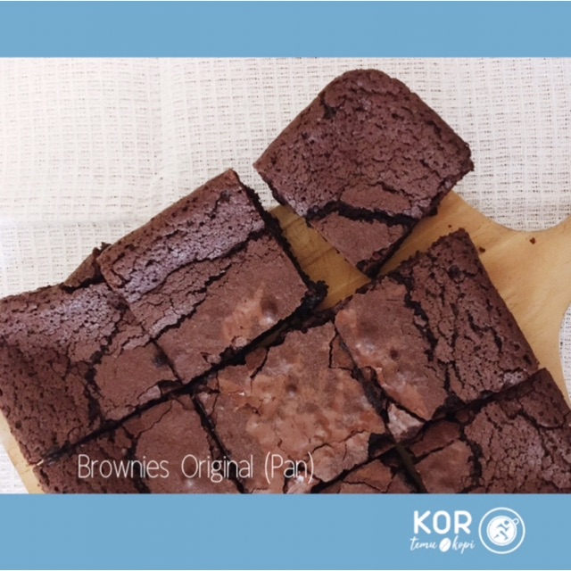 

Brownies Original / Kue Coklat - Pan Size
