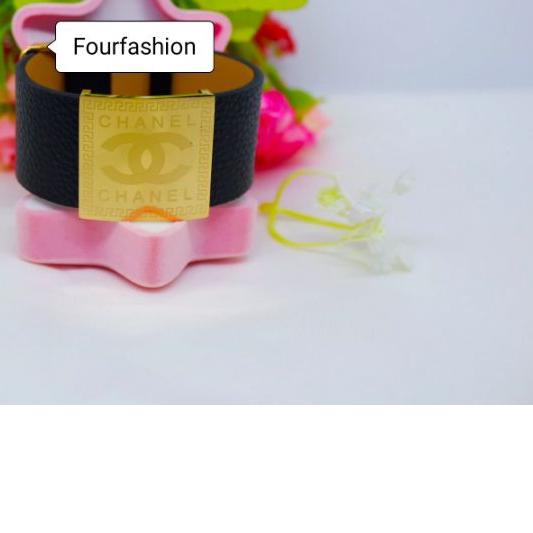 ☑ FF Gelang Jam Kulit Lebar Titanium Premium Limited ◙