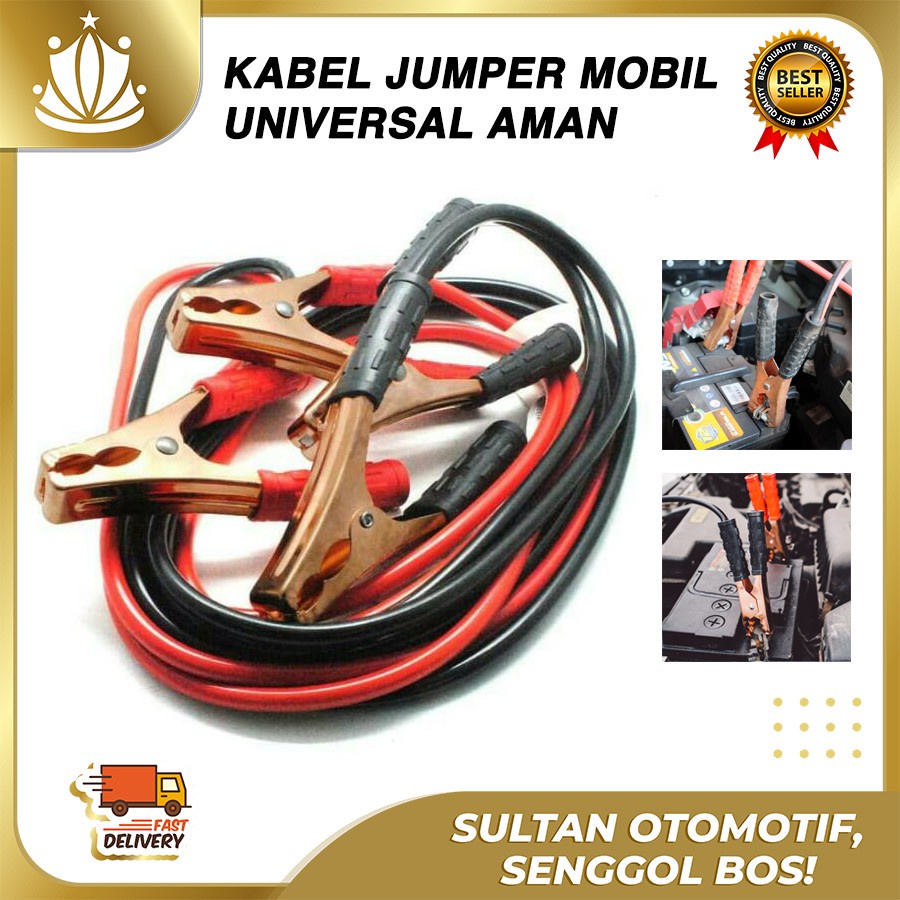 Kabel Jumper Aki Mobil Pancingan Accu Mobil 300A HIGH QUALITY