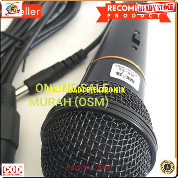 G74 Nakata Mic kabel Microphone MIK cable karaoke vocal vocal profesional pro audio sound system pengeras suara mikrophone dynamic   BISA KE SEGALA JENIS SOUND AUDIO  Bahan dari PVC  Langsung nyala. Gk pake baterai  suara mantap, yg paling penting tidak p