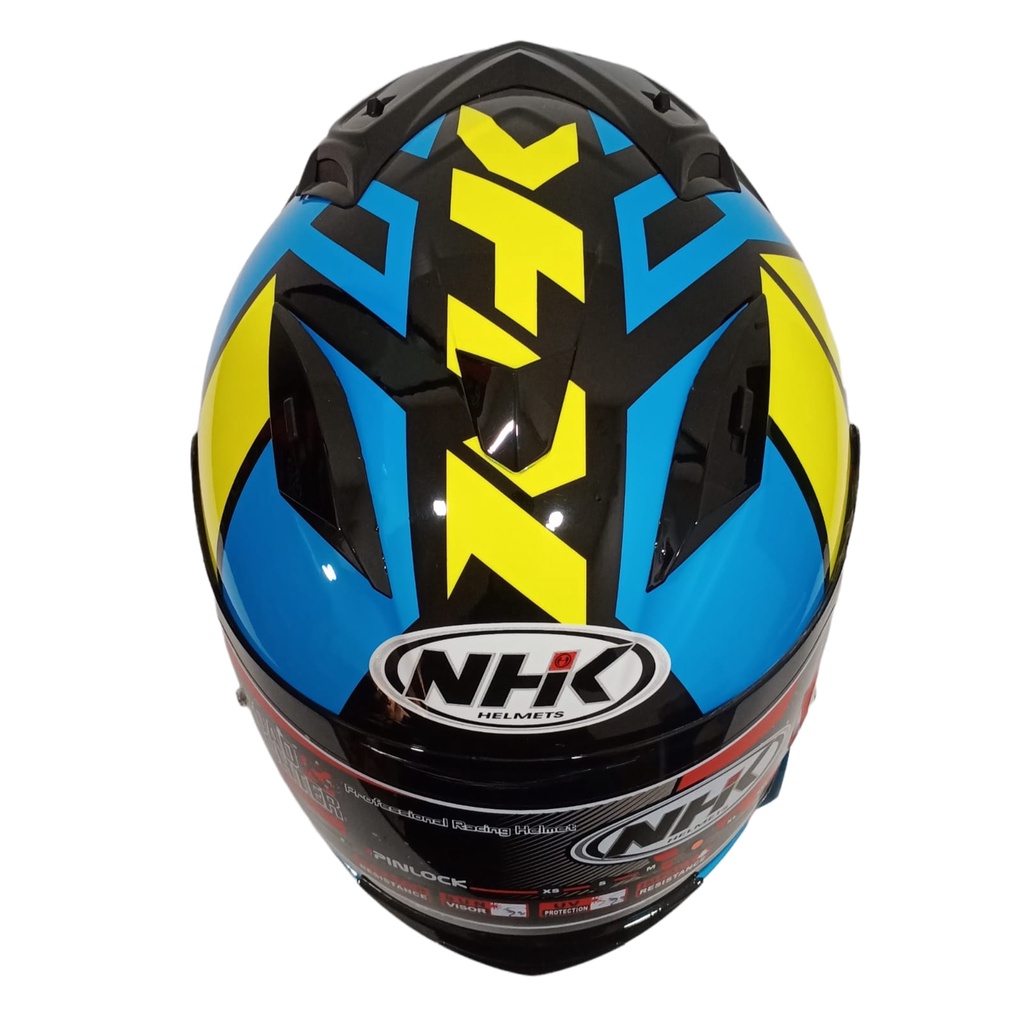 HELM NHK RACE PRO BIOS BLUE FLO HELM FULL FACE