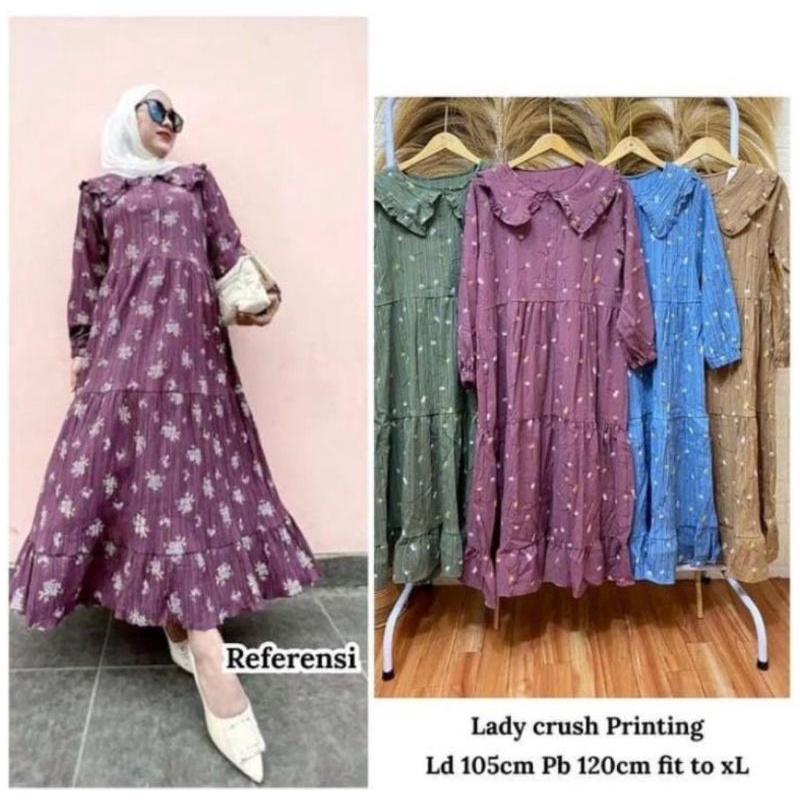 HAYCHA MIDI DRESS SERAT KAYU LUKIS
