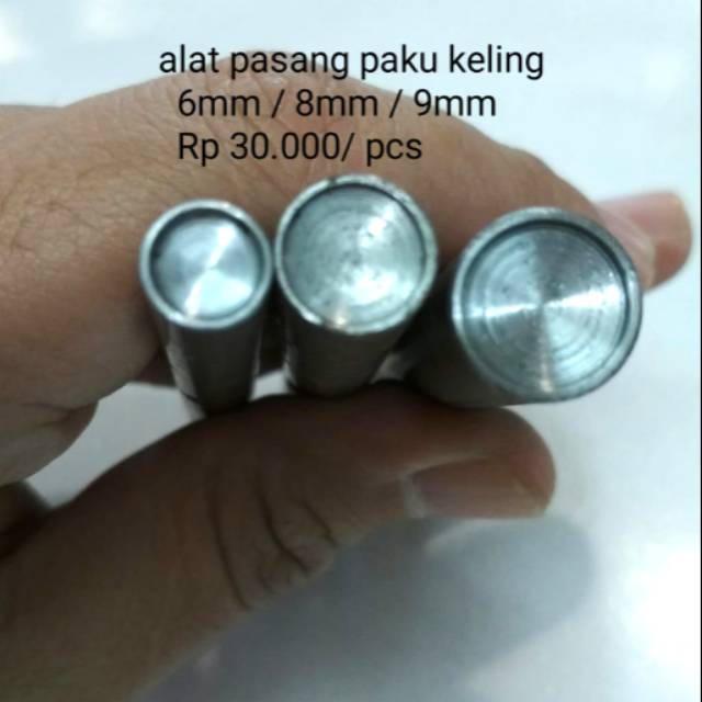 Alat pasang paku datar / paku keling / paku rata