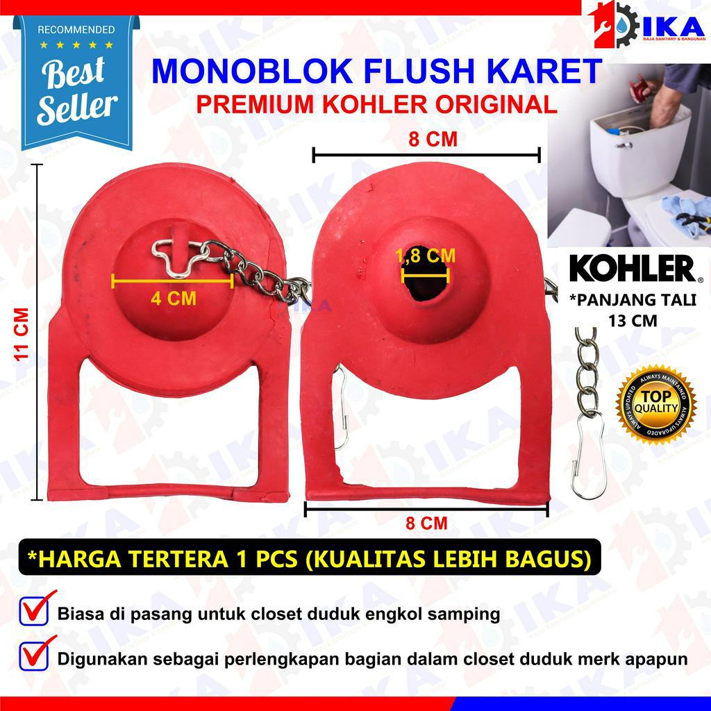 MONOBLOK BESAR KECIL FLUSH KARET MODEL TOTO PELAMPUNG TUTUP KLOSET WC DUDUK TOILET