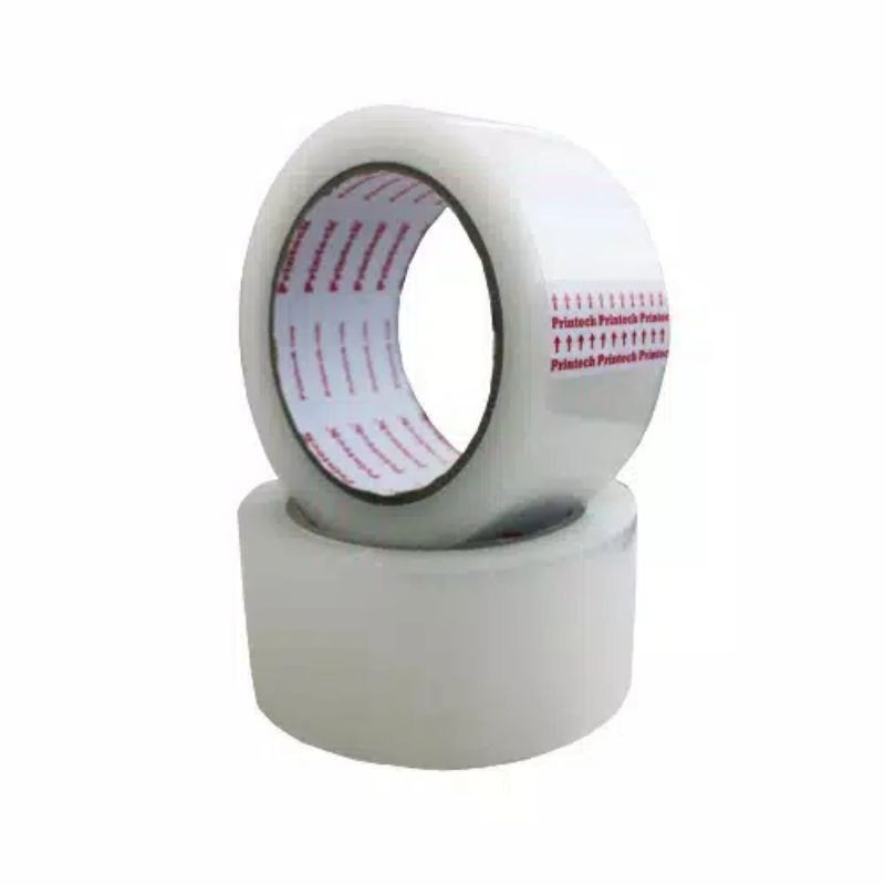 

PRINTECH lakban OPP 48mm X 100y Clear - lakban besar - lakban bening - solatip - selotip premium