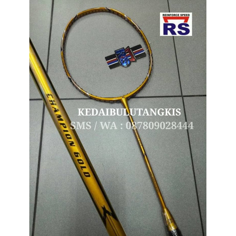 Raket Badminton RS CHAMPION GOLD 