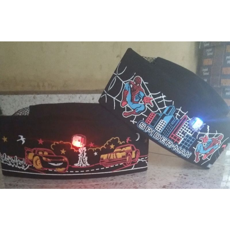 peci anak karakter led