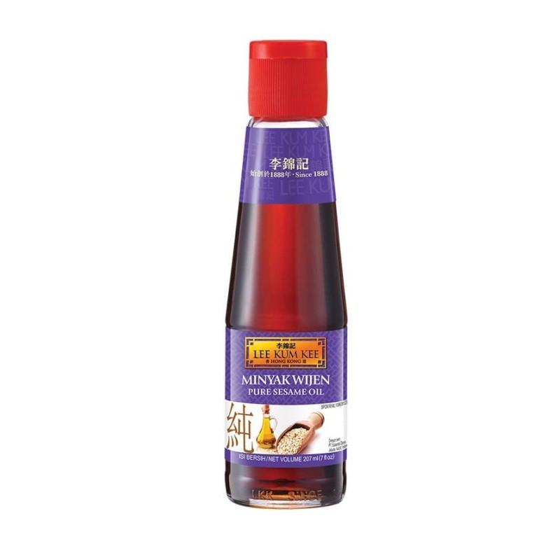 LEE KUM KEE MINYAK WIJEN MURNI 207 ML PURE SESAME OIL HALAL BUMBU