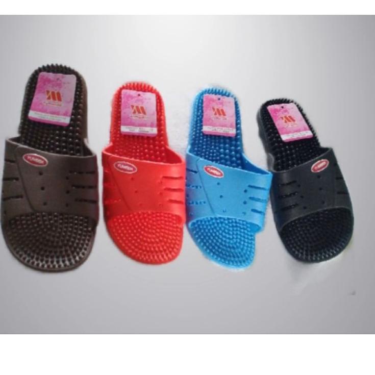 (TERPERCAYA) PROMO Sandal Karet Refleksi / Sandal Duri Wanita - YUMEIDA - High Quality