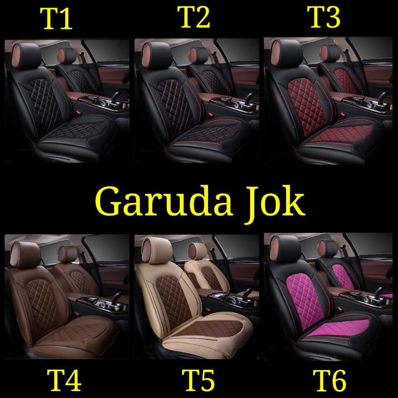 Sarung jok mobil kualitas bahan AP FORCE original jenis Cherokee serat kulit halus (No.1 dikelas medium)-7
